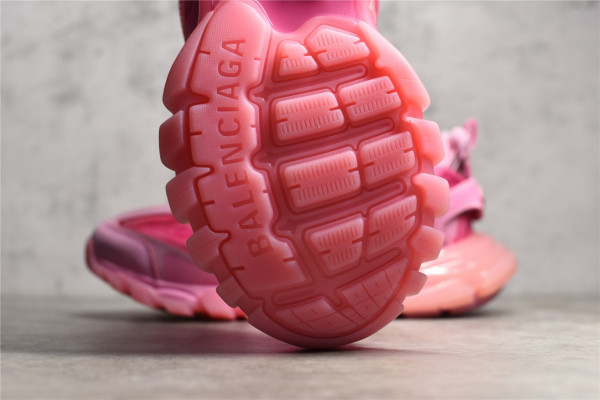 Ba*len*cia*ga track sneaker clear sole