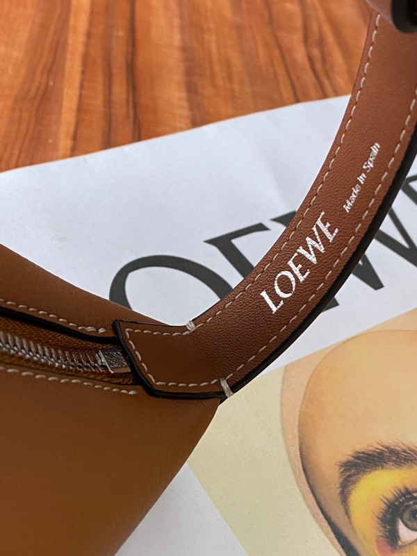 LOEWE small Cubi bag in Anagram jacquard and calfskin