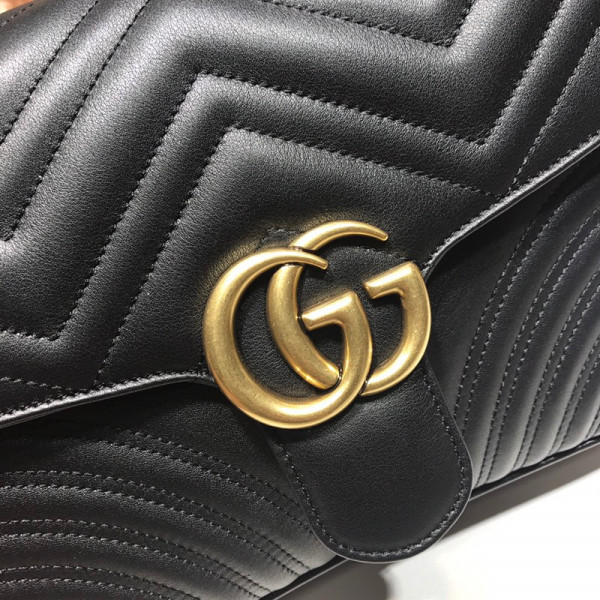 G*u*i gg marmont small top handle bag