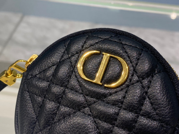 D*or detachable D*or caro round coin purse