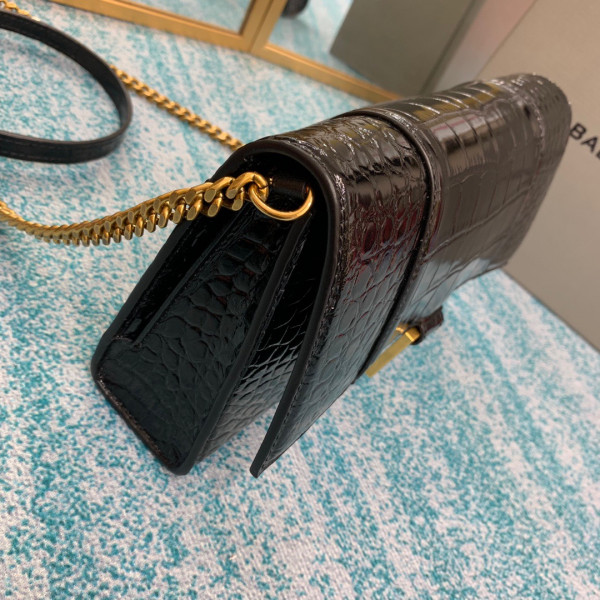 Ba*len*cia*ga hourglass chain bag