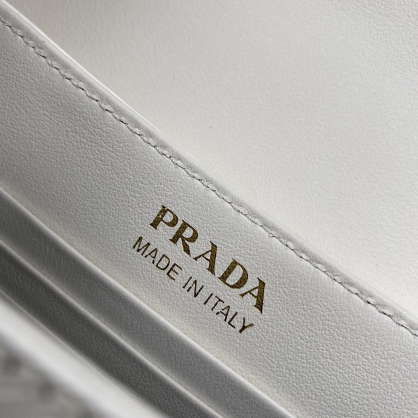 Pra*a saffiano leather