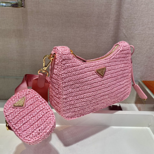 Pra*a re-edition 2005 raffia bag