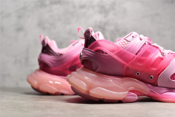Ba*len*cia*ga track sneaker clear sole