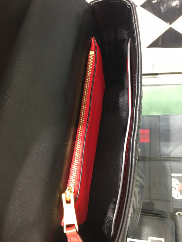 Pra*a medium leather Pra*a diagramme bag