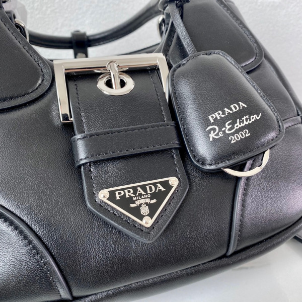Pra*a moon padded nappa-leather bag