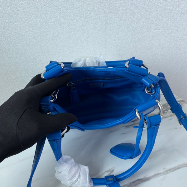 Pra*a moon padded nappa-leather bag