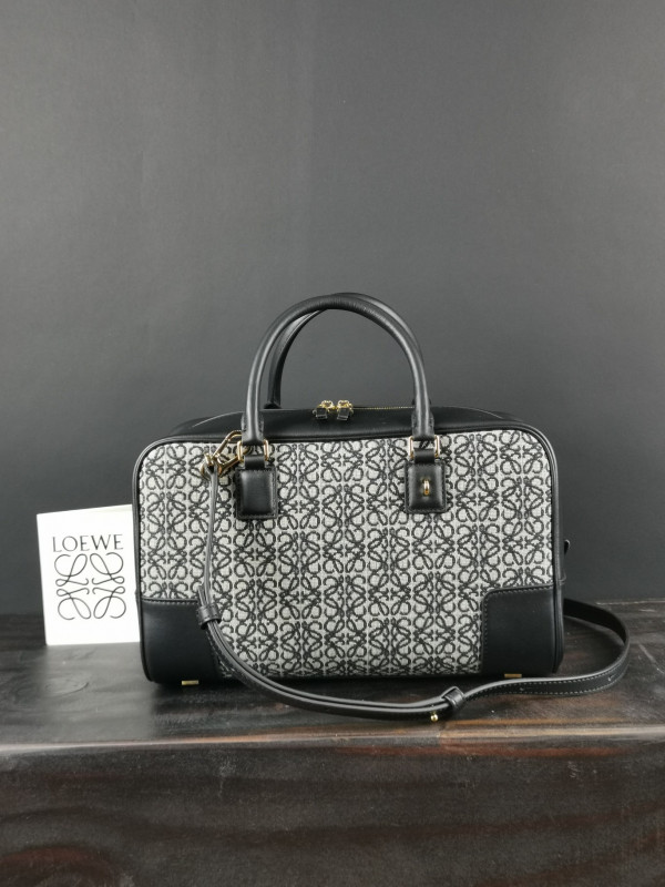 LOEWE Amazona 19/28 bag in jacquard and calfskin