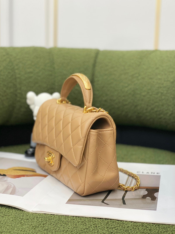 CL MINI FLAP BAG WITH TOP HANDLE