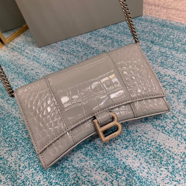 Ba*len*cia*ga hourglass chain bag