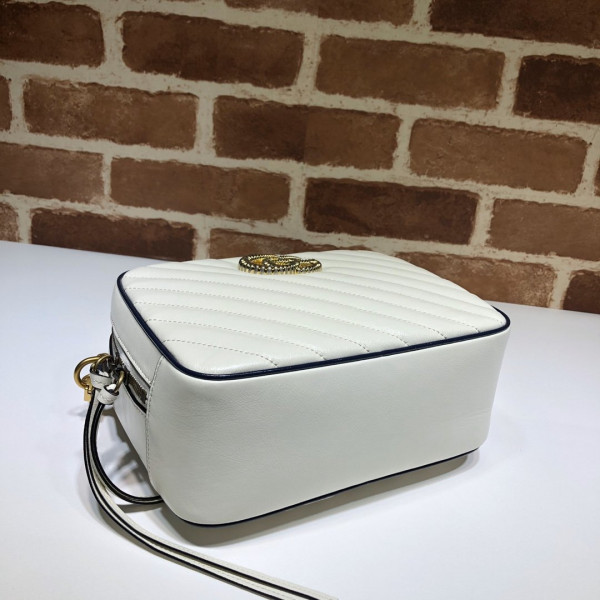 G*u*i gg marmont small shoulder bag with bamboo