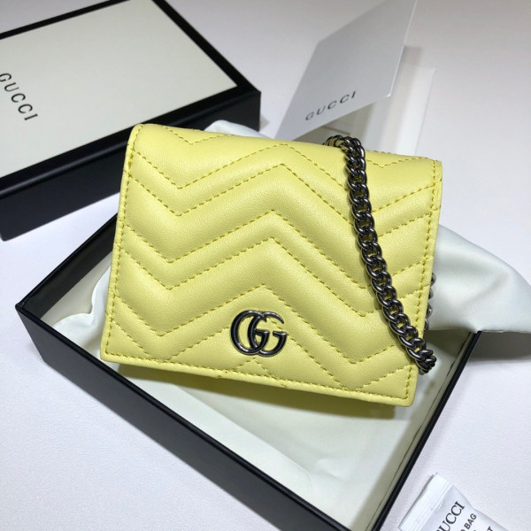 G*u*i gg marmont chain wallet
