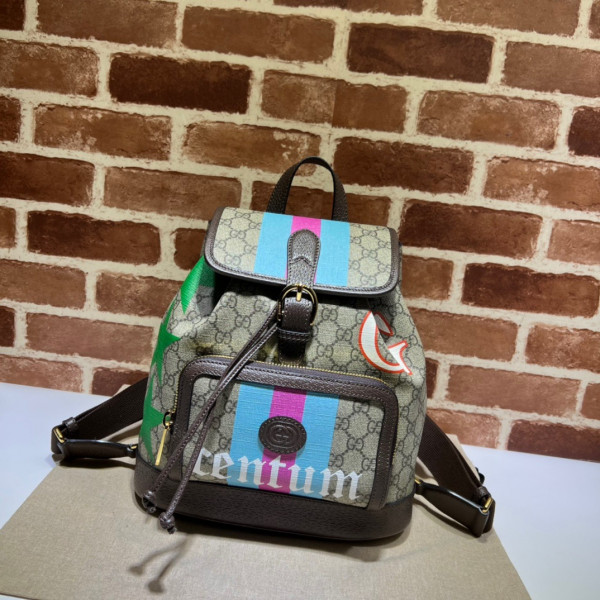 G*u*i backpack with interlocking g
