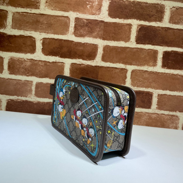 disney x G*u*i donald duck cosmetic case