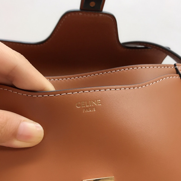 Ce**e small besace 16 bag in satinated calfskin