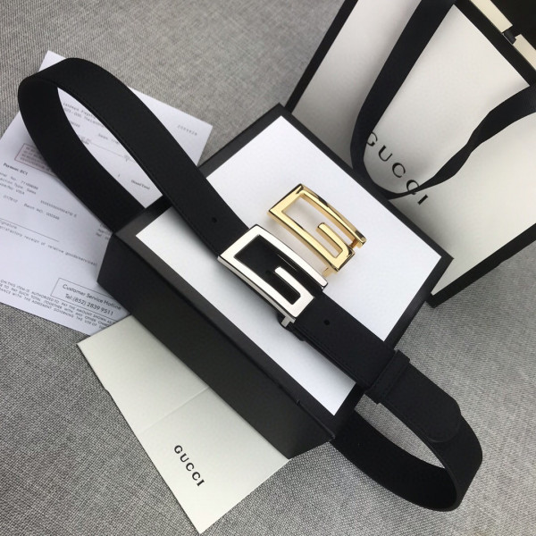 G*u*i belt with gold hardware or silver hardware