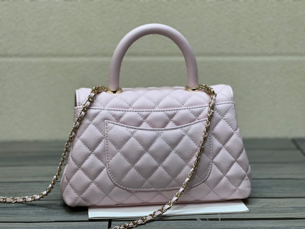 CL FLAP BAG WITH TOP HANDLE
