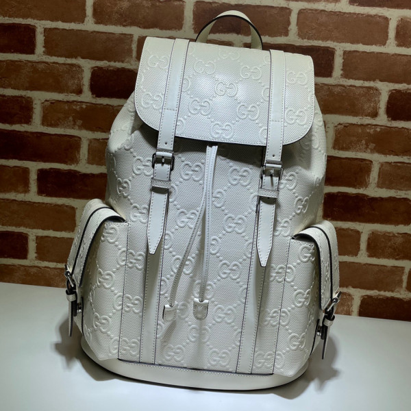 G*u*i gg embossed backpack