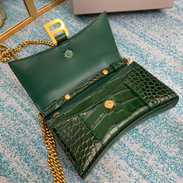 Ba*len*cia*ga hourglass chain bag