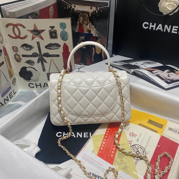 CL MINI FLAP BAG WITH TOP HANDLE