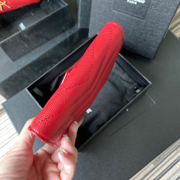 YSL MONOGRAM SMALL ENVELOPE WALLET IN