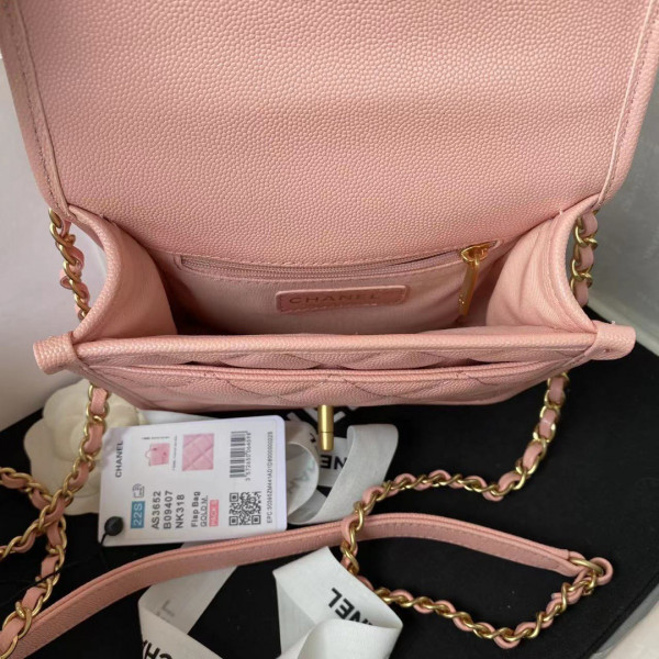 CL SMALL FLAP BAG WITH TOP HANDLE