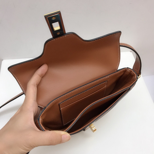 Ce**e small besace 16 bag in satinated calfskin