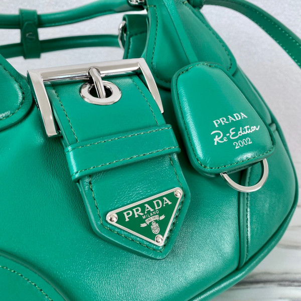 Pra*a moon padded nappa-leather bag