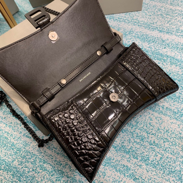 Ba*len*cia*ga hourglass chain bag