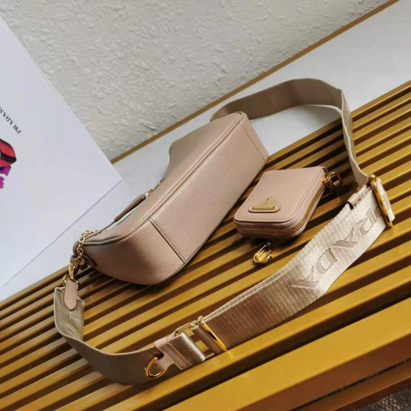 Pra*a re-edition 2005 saffiano leather bag