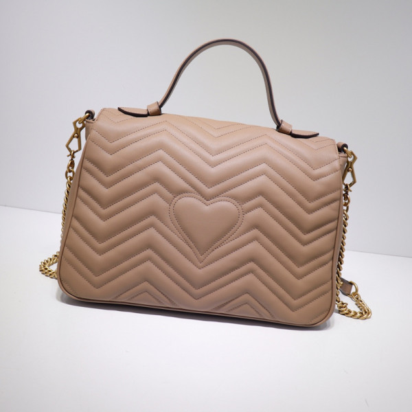 G*u*i gg marmont medium top handle bag