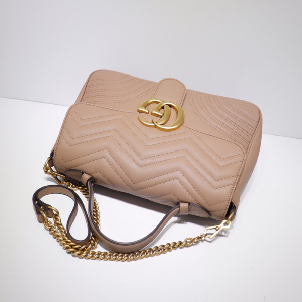 G*u*i gg marmont medium top handle bag