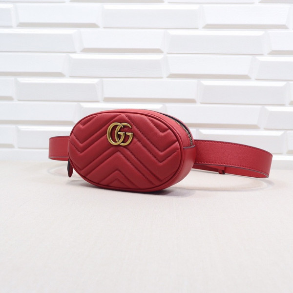 G*u*i gg marmont matelassé leather belt bag