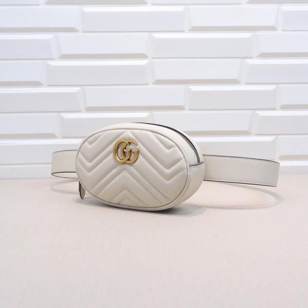 G*u*i gg marmont matelassé leather belt bag