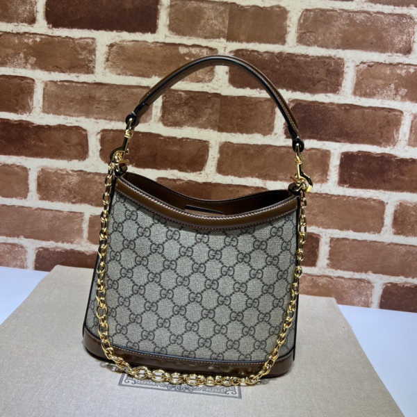 G*u*i large shoulder bag with interlocking g