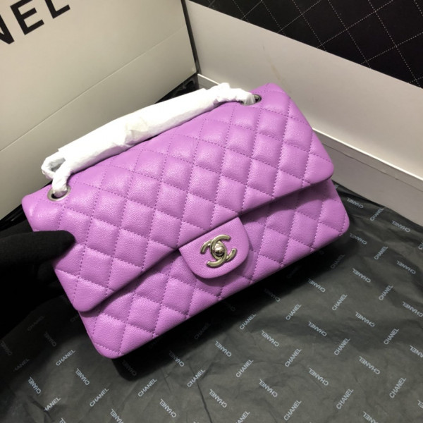 CL FLAP BAG CAVIAR