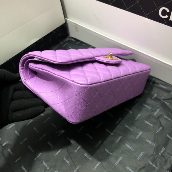CL FLAP BAG CAVIAR