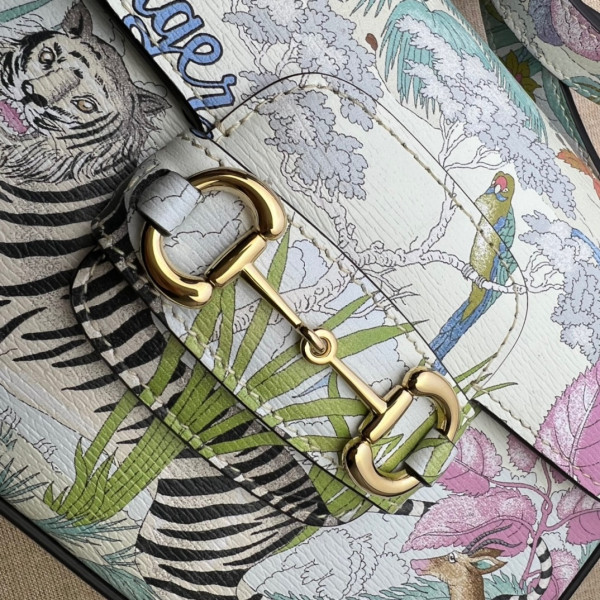G*u*i tiger horsebit 1955 mini bag