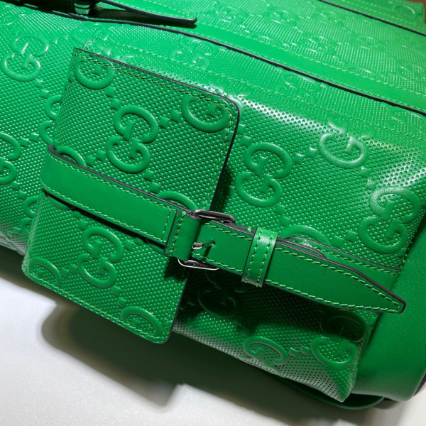 G*u*i gg embossed backpack
