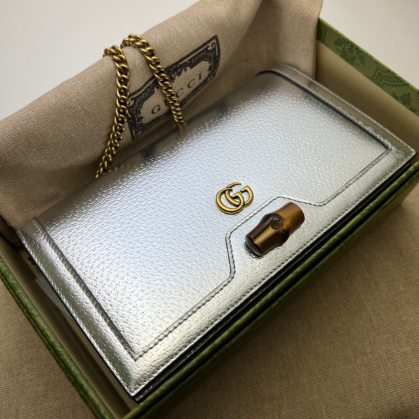 G*u*i diana mini bag with bamboo