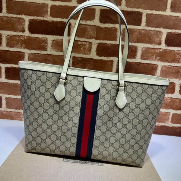 G*u*i ophidia medium tote with web