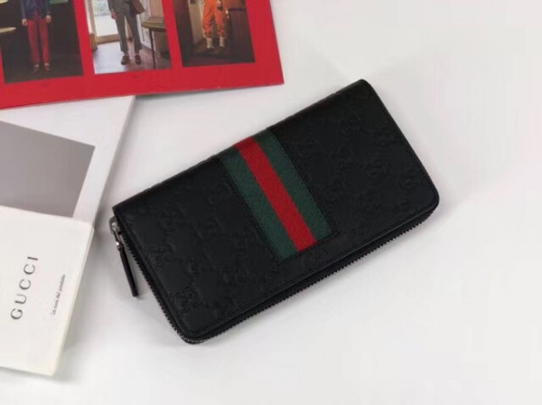 G*u*i signature web zip around wallet