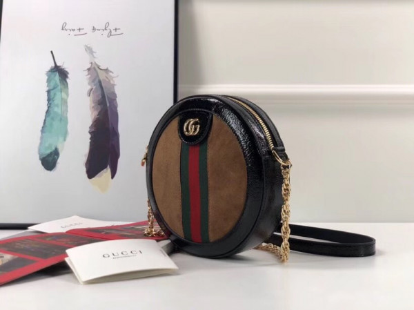 G*u*i ophidia mini gg round shoulder bag