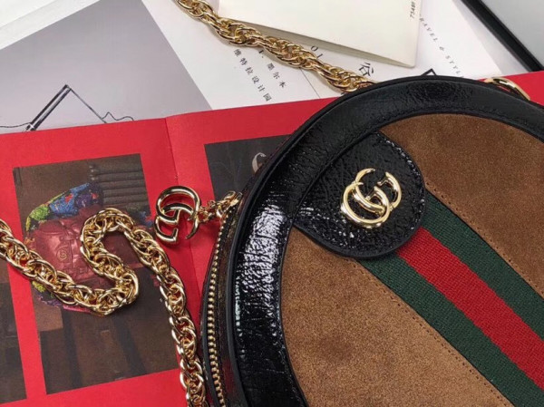 G*u*i ophidia mini gg round shoulder bag
