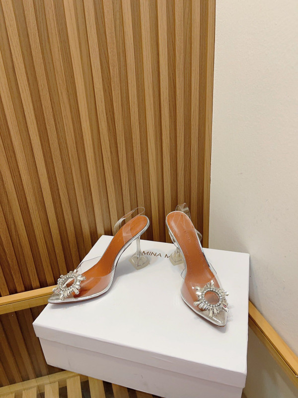 AMINA MUADDI Sling Heels
