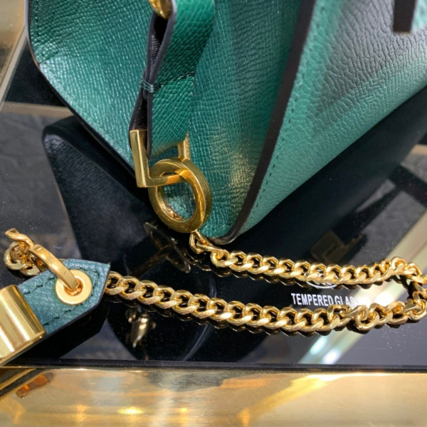 VALENTINO SMALL VSLING GRAINY CALFSKIN HANDBAG