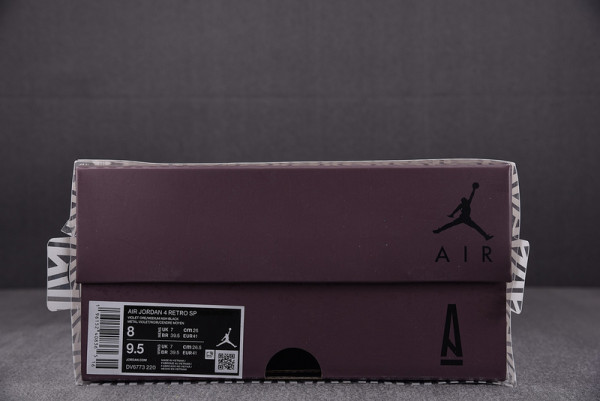 JORDAN 4 RETRO A MA MANIÉRE VIOLET ORE DV6773-220