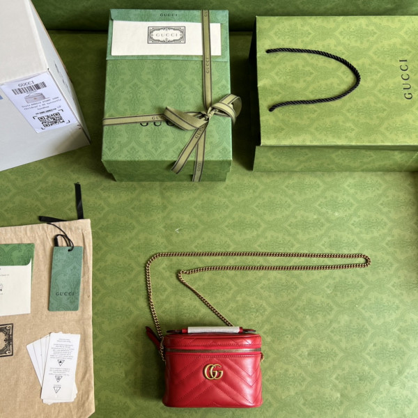 G*u*i gg marmont mini top handle bag