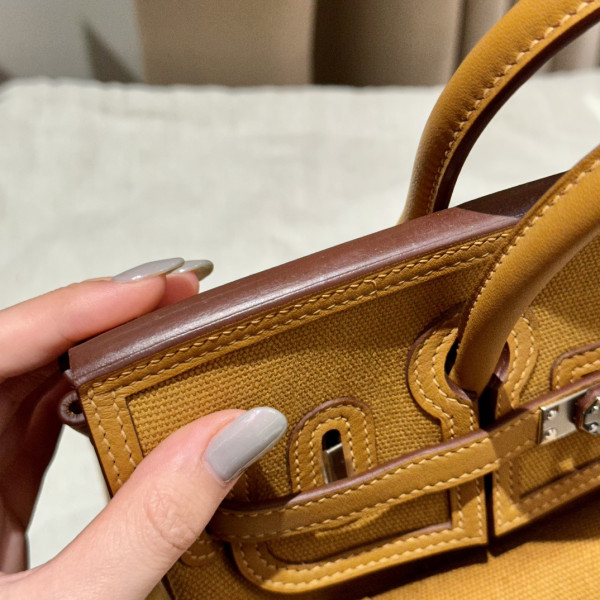 H**mes cargo birkin bag canvas and swift 25
