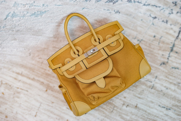 H**mes cargo birkin bag canvas and swift 25
